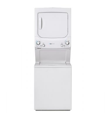 GE Unitized Spacemaker ENERGY STAR 3.9 cu ft cap Washer w/ SS Basket & 5.9 cu ft cap Electric Dryer
