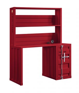Cargo 47"L Writing Desk w/Hutch (Red)