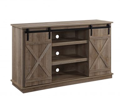 Bellona 54"L Rectangular TV Stand (Gray Finish)