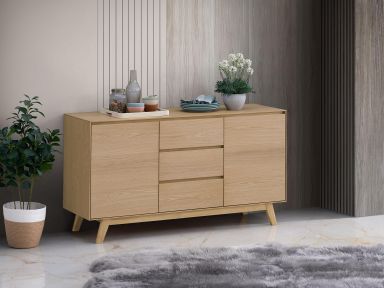 Kasem 55"L Server (Oak Finish)