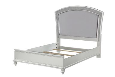 Maverick Upholstered CK Bed (Fabric & Platinum)