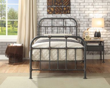 Nicipolis  Teenager Twin Bed (Sandy Gray)
