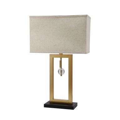 Table Lamp, Gold