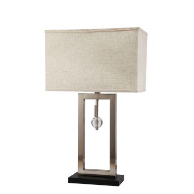 Table Lamp, Silver