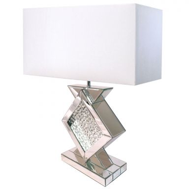 Table Lamp, Champagne/White