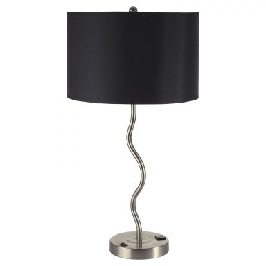 Table Lamp, Black (2/CTN)
