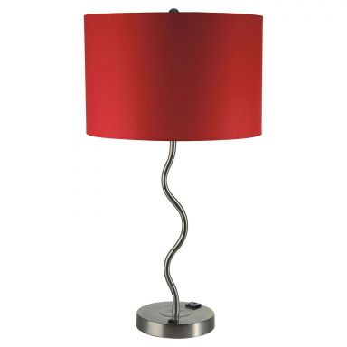 Table Lamp, Red (2/CTN)