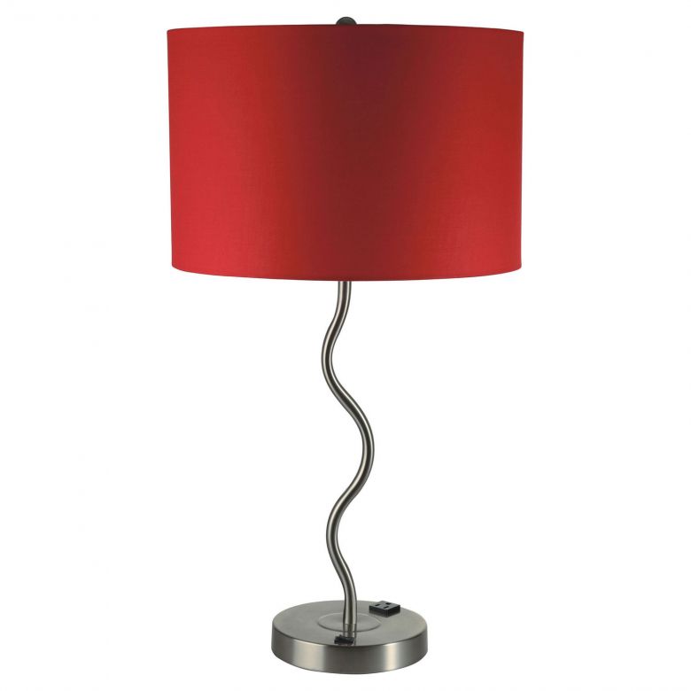 Table Lamp, Red (2/CTN)