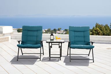 3 Pc. Conversation Set, Teal