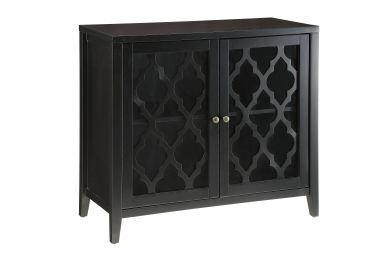 Ceara Rectangular Console Table (Black)