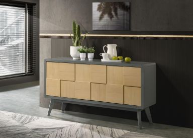 (Light Gray & Natural Finish)