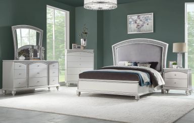 Maverick 24"L 5 Drawers Lingerie Chest (Platinum)