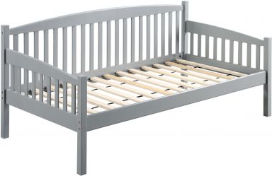 Caryn Wooden Teenager Daybed (Twin) (Gray Finish)