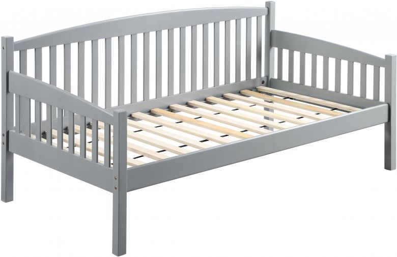Caryn Wooden Teenager Daybed (Twin) (Gray Finish)