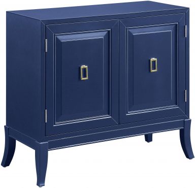 Clem Rectangular Console Table (Blue Finish)