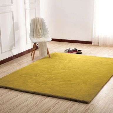 5' X 7' Area Rug, Gold