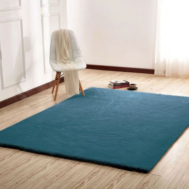 5' X 7' Area Rug, Teal