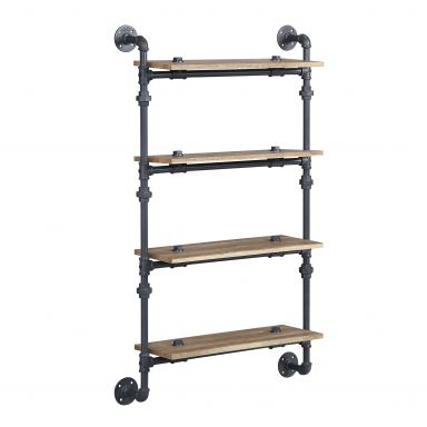 (Oak & Sandy Black Finish)