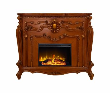 Picardy 59"L Electric Fireplace (Honey Oak Finish)