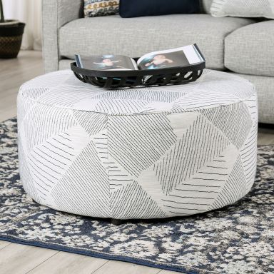 Ottoman, Gray/Navy