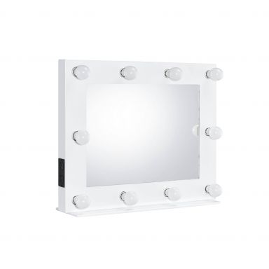 Avery 32"L x 26"H Rectangular Accent Mirror (White Finish)