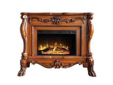 Dresden 47"L Electric Fireplace (Cherry Oak Finish)