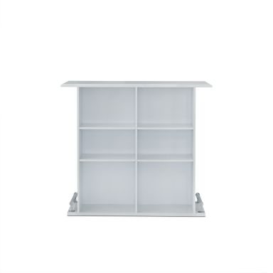 Kite Rectangular Bar Table (White High Gloss)
