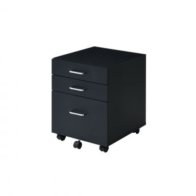 Tennos 16"L Cabinet (Black & Chrome Finish)