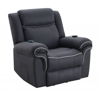 (Dark Blue Polished Microfiber)