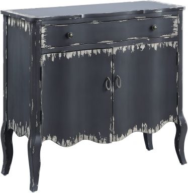 Deianira 1 Drawer Rectangular Console Table (Antique Gray Finish)