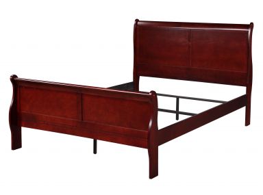 Louis Philippe Wooden Teenager Full Bed (Cherry)
