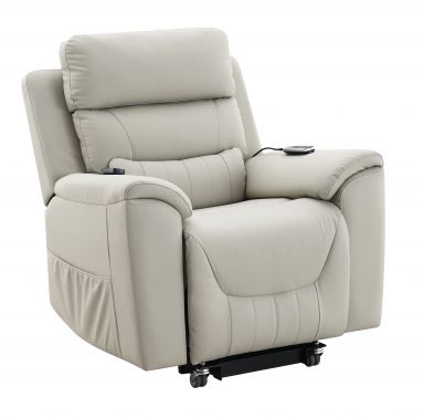 (Light Gray Silicone Synthetic Leather)