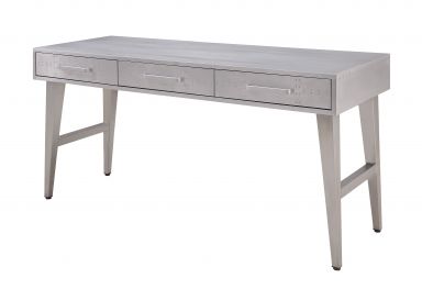Brancaster 3 Drawers 63"L Executive Writing Desk (Aluminum)