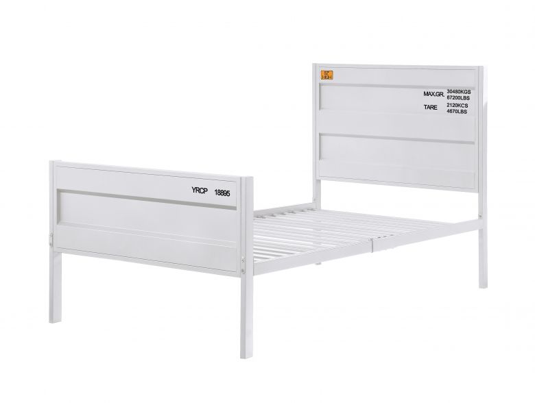 Cargo  Teenager Twin Bed (White)