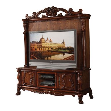 Dresden 66"L Entertainment Center (Cherry Oak)