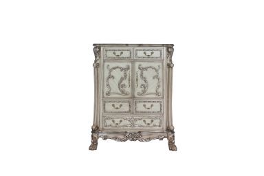 Dresden 43"L 5 Drawers Chest (Vintage Bone White)