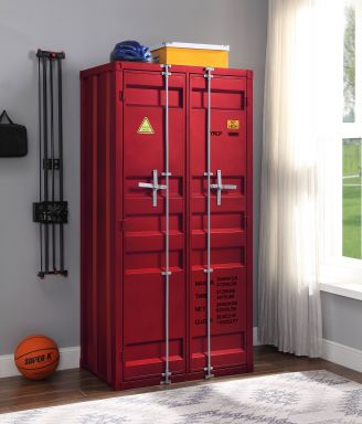 Cargo 34"L Wardrobe (Red)