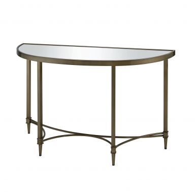(Mirrored & Antique Brass Finish)