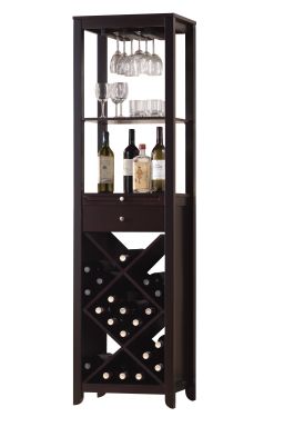 Casey 19"L Wine Cabinet (Wenge)