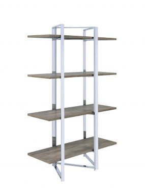 Libby 47"L Bookshelf (Chrome)