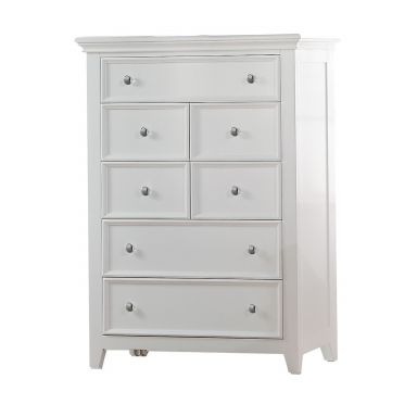 Lacey 36"L 7 Drawers Chest (White)