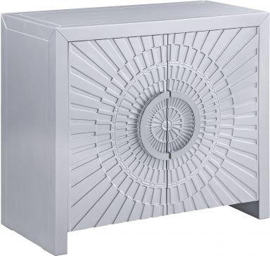 Cicero Rectangular Console Table (Platinum Finish)