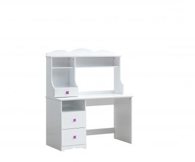 Meyer 2 Drawers 47"L Writing Desk (White)